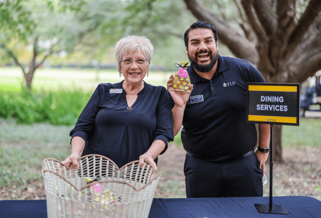 Kim Smith and admissions rep