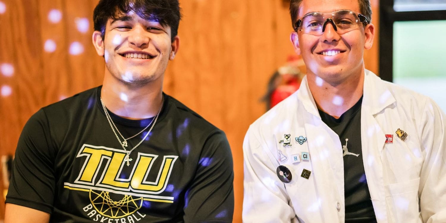 Two science students