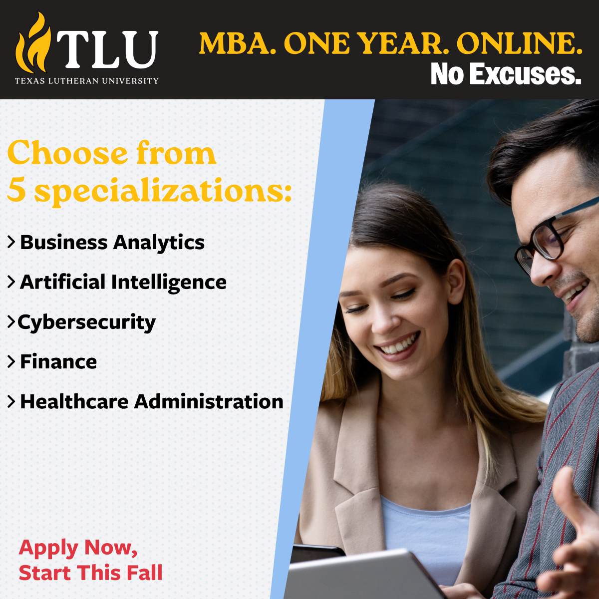 MBA ad image