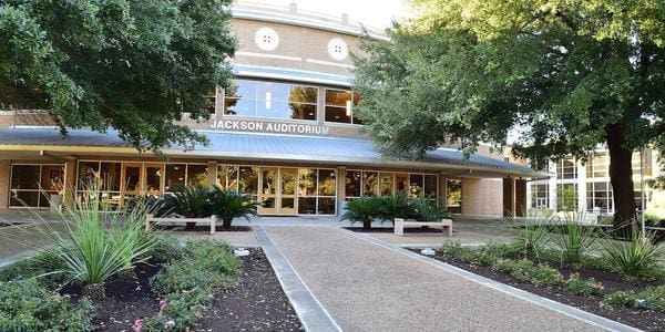 Jackson Auditorium front entrance