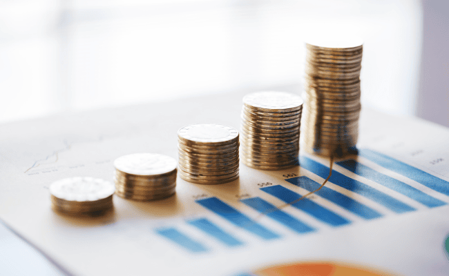 stock image - coins