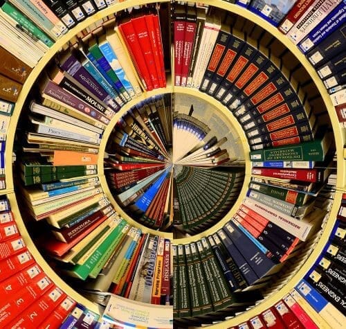stock image of books
