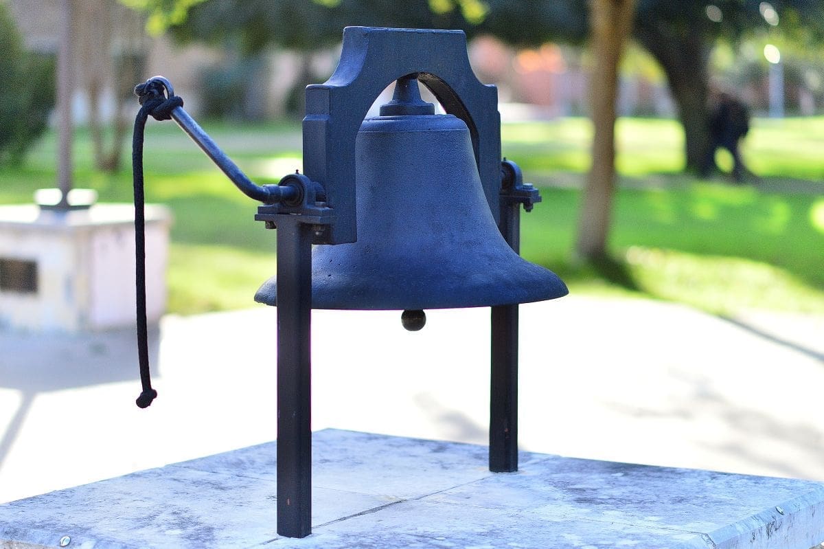 TLU victory bell