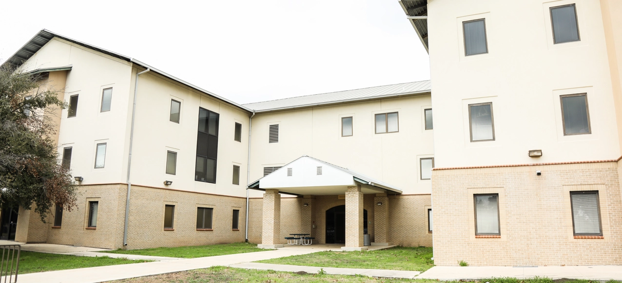 Seguin Hall outside