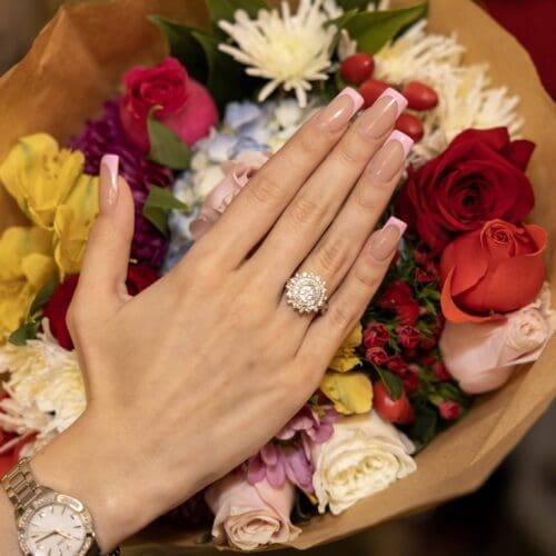 Hand showing a TLU ring