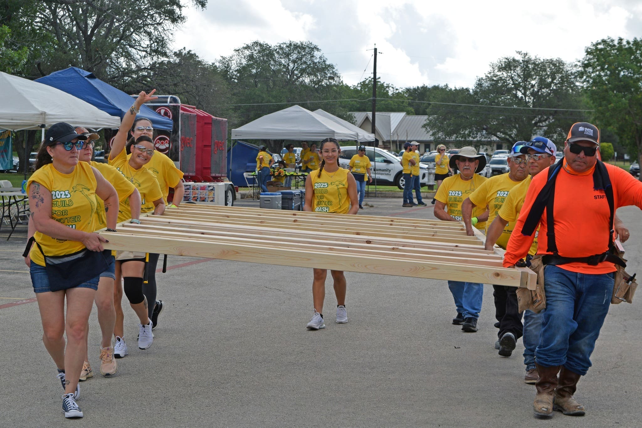 Habitat for Humanity build group