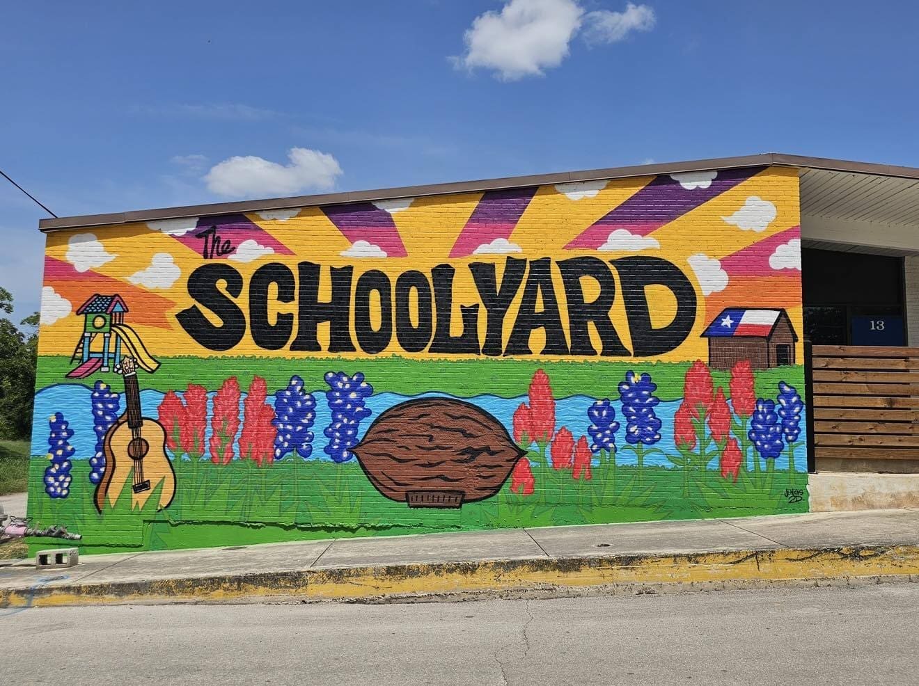 Seguin Schoolyard exterior mural