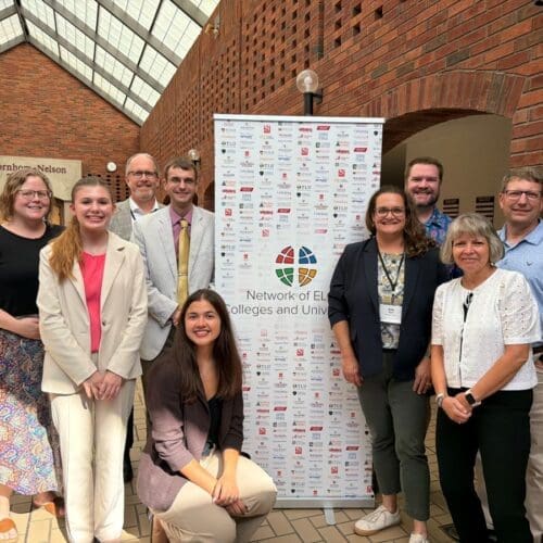Members of the TLU faculty and staff attend the VLHE Conference