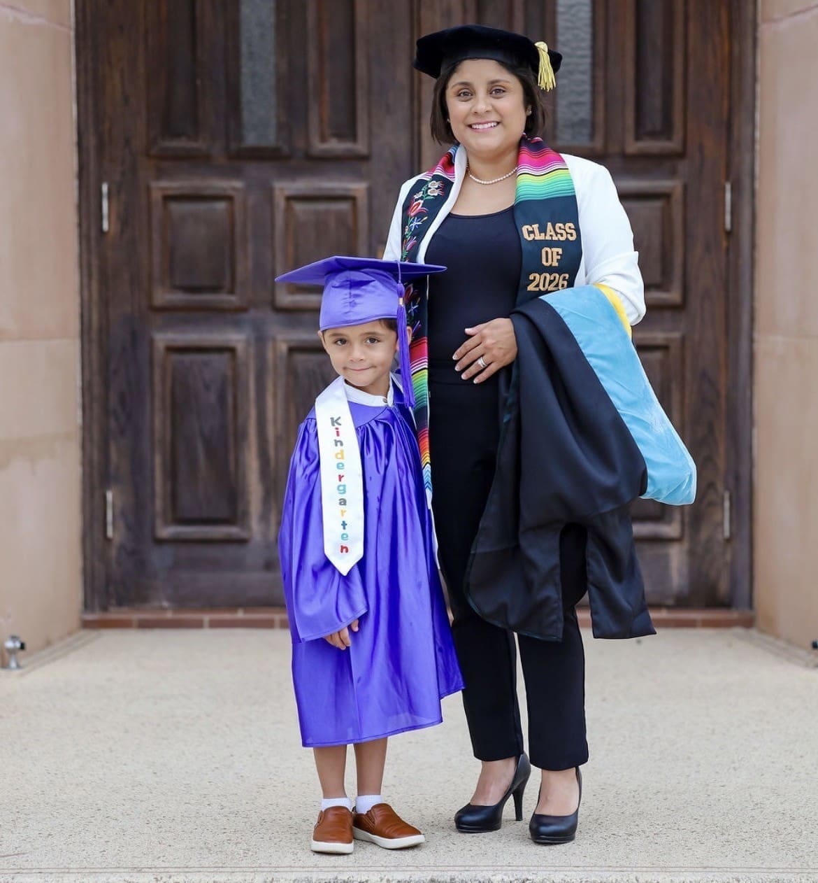 Dr. Elizabeth Garcia with her son