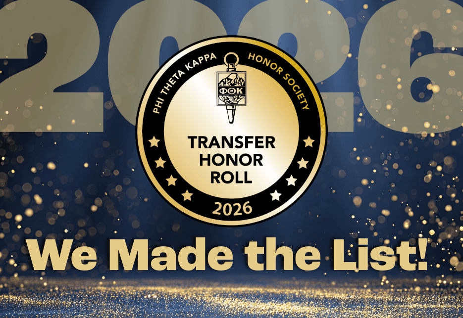 PTK Transfer Honor Roll Announcement