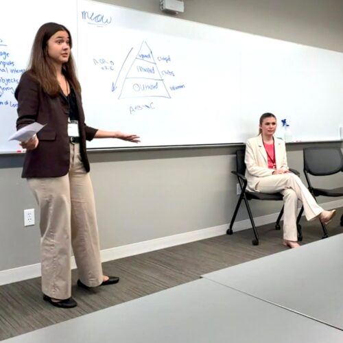 Students present at the 2026 VLHE Conference