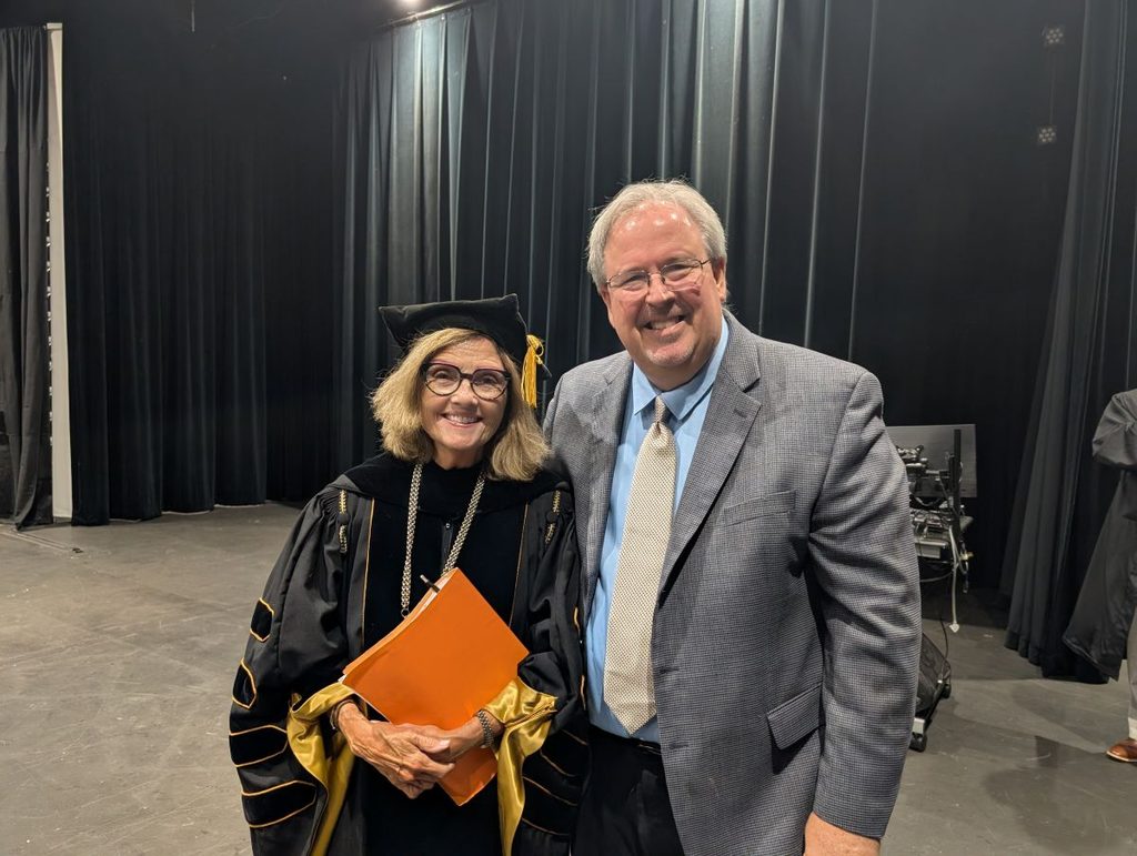 Dr. Cottrell with Jim Lievens