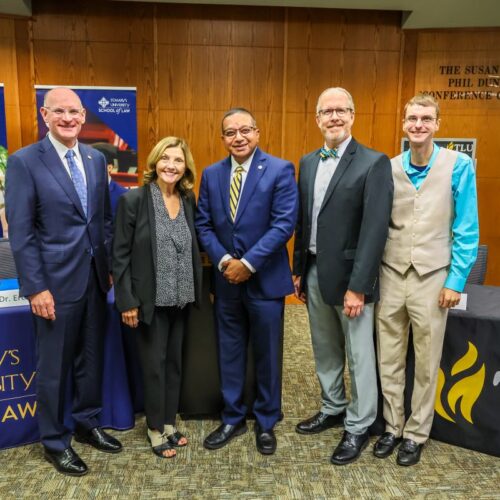Provost Jason Pierce, Dr. Debbie Cottrell, Dr. Winston Erevelles, Dr. Steve Vrooman, Dr.William OBrochta